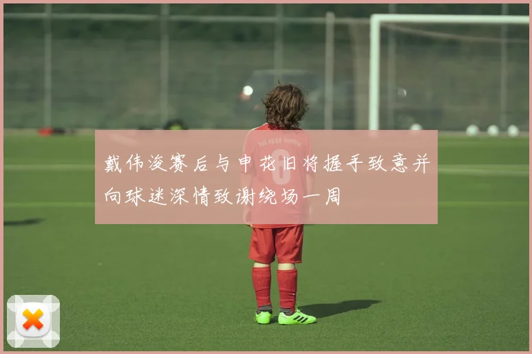 戴伟浚赛后与申花旧将握手致意并向球迷深情致谢绕场一周